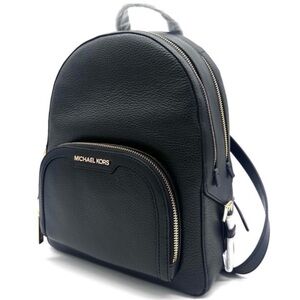 Michael Kors Medium Jaycee Backpack Black/Gold (NWT)